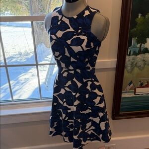 Banana Republic Navy Floral Mini Dress